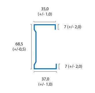 PERFIL DRYWALL MONTANTE 70